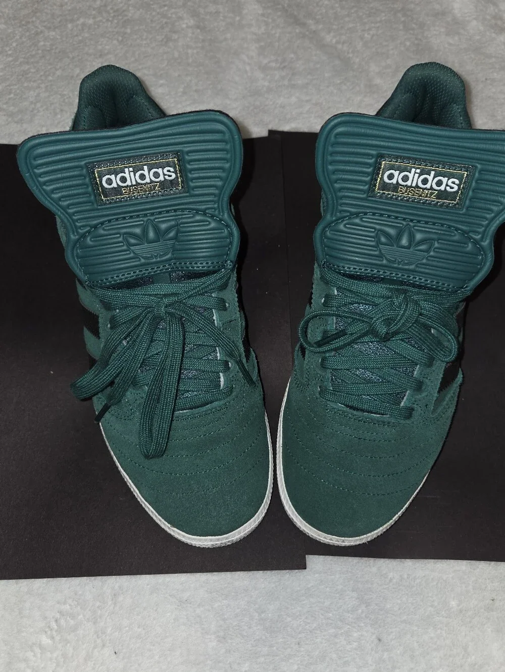 Adidas High-Top Sneakers in Dark Teal
